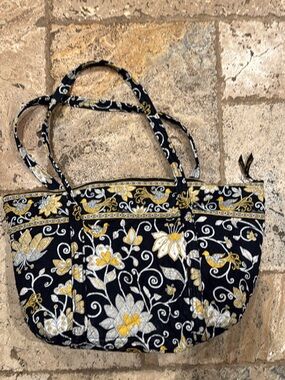 Vera Bradley Quilted Floral Tote Bag